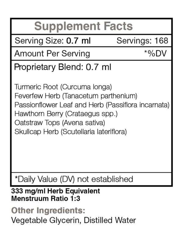 Fórmula para nervios saludables sin alcohol