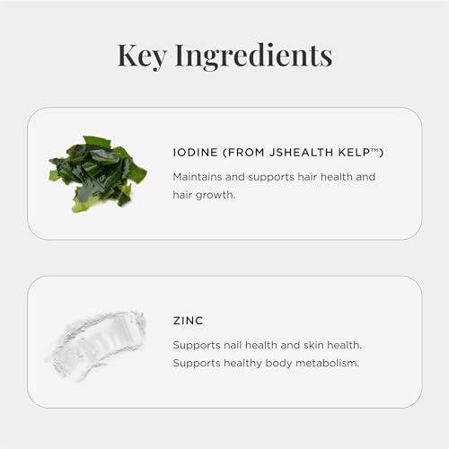 Version 1.0.0 Fórmula para el Cabello JSHealth mostrando beneficios