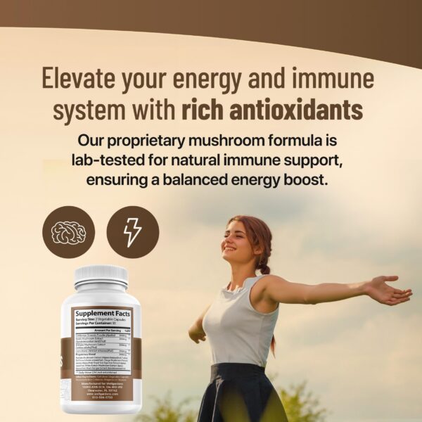 Fórmula patentada de hongos para apoyo inmunológico