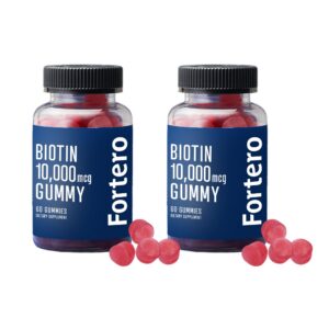 Gomitas veganas Fortero para cabello más grueso y saludable