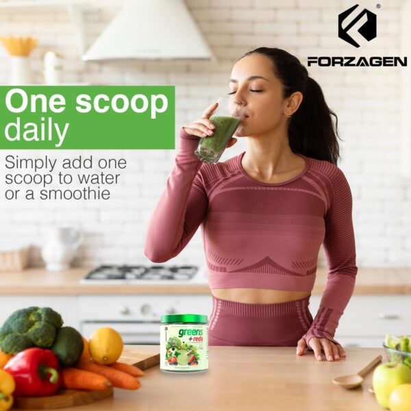 Etiqueta de Forzagen Greens & Reds