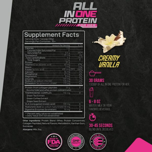 Version 1.0.0 Cucharita medidora con polvo vainilla