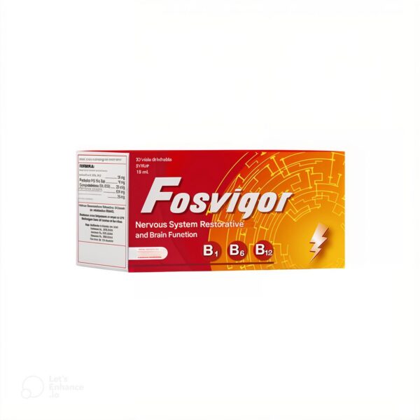 Fosvigor viales líquidos con vitaminas B1 B6 B12 para energía y concentración