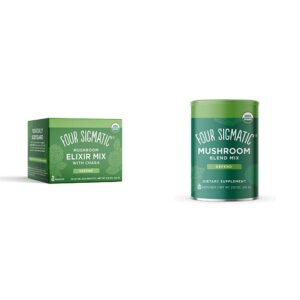 Four Sigmatic Elixir de Chaga polvo orgánico para apoyo inmune