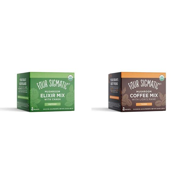 Paquete Four Sigmatic elixir de champiñón chaga orgánico