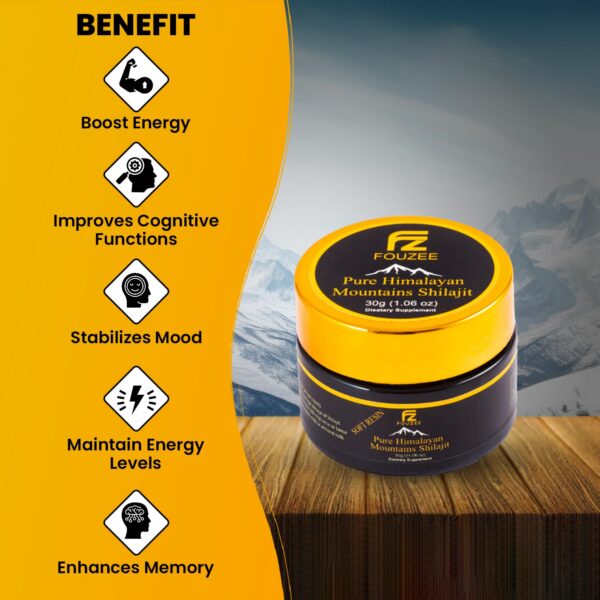 Version 1.0.0 Shilajit FOuZEE con aminoácidos