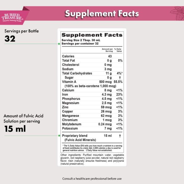 Frasco con sabor frambuesa Buried Treasure