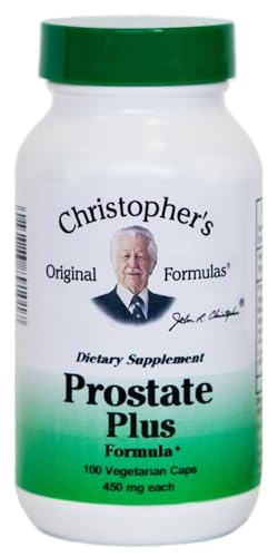 Frasco de 100 cápsulas veganas Prostate Plus Dr. Christopher
