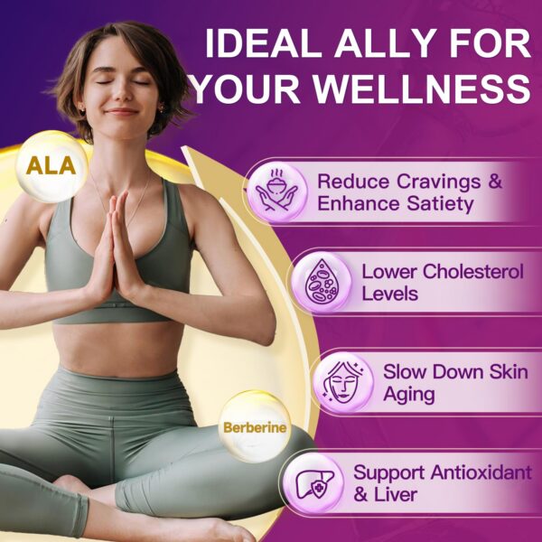 Frasco de 120 cápsulas berberina ZEBORA fórmula alta absorción