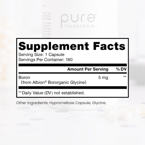 Version 1.0.0 Frasco de boron 180 cápsulas