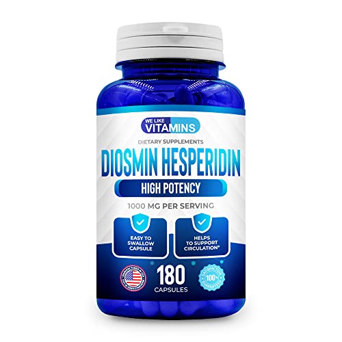 Frasco de 180 cápsulas Diosmin Hesperidin We Like Vitamins