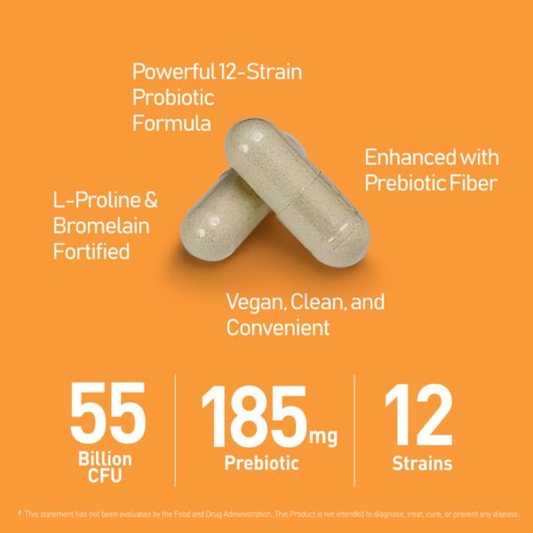 Version 1.0.0 Frasco 30 cápsulas probióticos Nanowell con prebióticos 185 mg