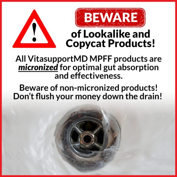 Frasco de Fórmula para Venas VITASUPPORTMD abierto