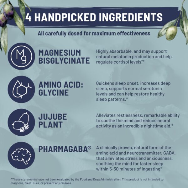 Frasco Abundant Earth Minding Down 60 cápsulas para dormir