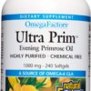 Frasco Aceite de Onagra Ultra Prim Natural Factors 240 cápsulas blandas