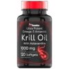 Version 1.0.0 Frasco de aceite de krill antártico 1000 mg con etiqueta