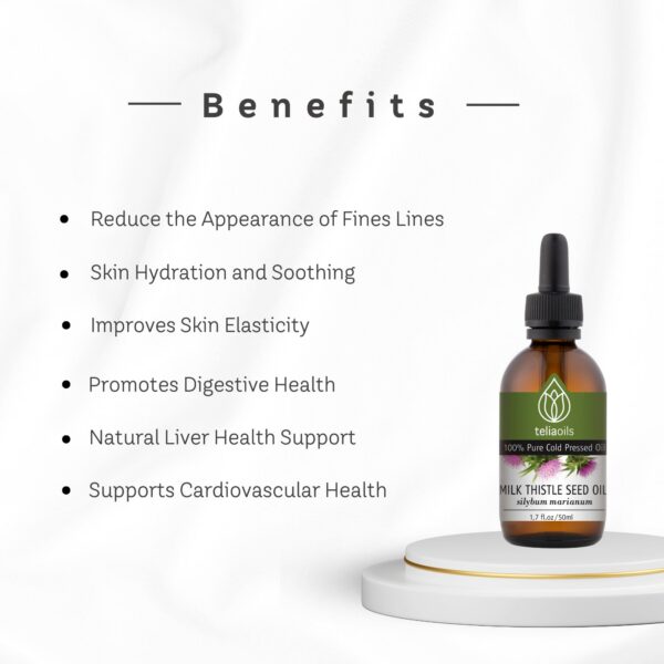 Frasco aceite natural cardo mariano Teliaoils