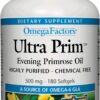 Frasco de aceite de onagra Ultra Prim 500 mg Natural Factors