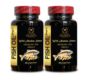 Frasco de Omega-3 Alaska con etiqueta