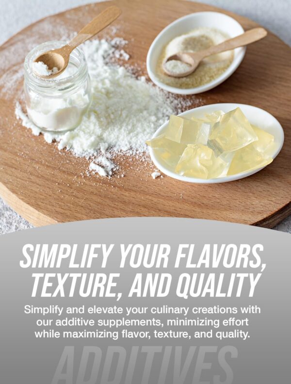 Frasco con etiqueta y especificaciones