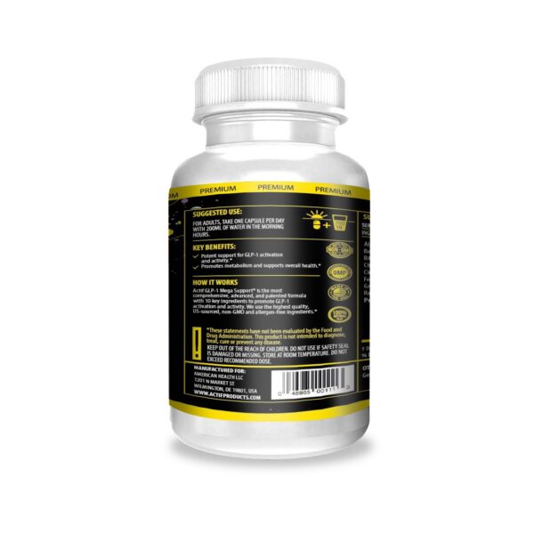 Frasco de ACTIF GLP-1 Mega Apoyo