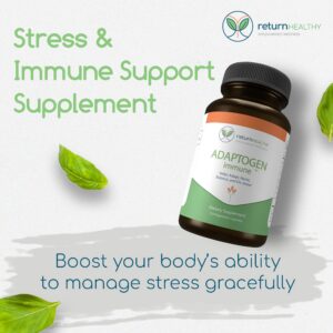 Frasco Adaptogen Immune con ashwagandha y ginseng siberiano