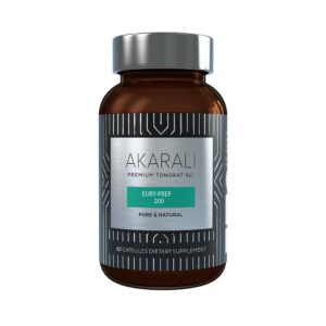 Frasco AKARALI Tongkat Ali extracto concentrado 200:1 60 cápsulas