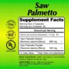 Frasco ALFA VITAMINS Saw Palmetto extracto y polvo de bayas 60 cápsulas