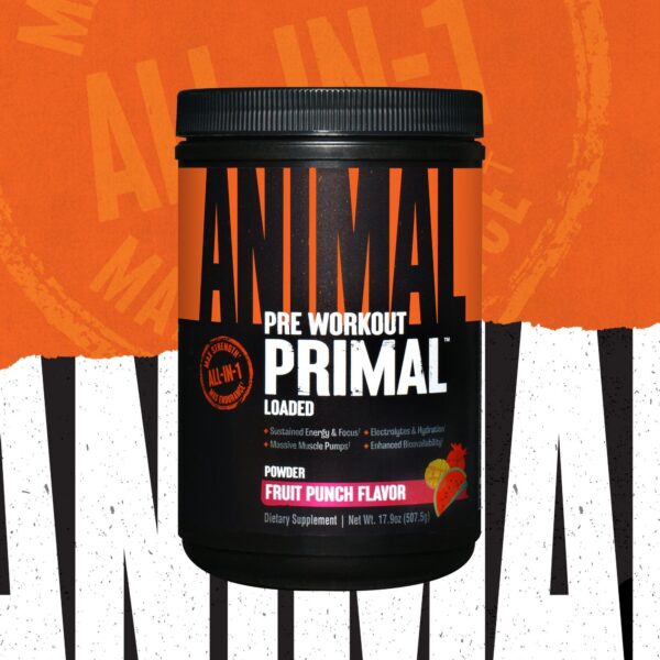 Frasco Animal Primal para energía y resistencia en entrenamiento
