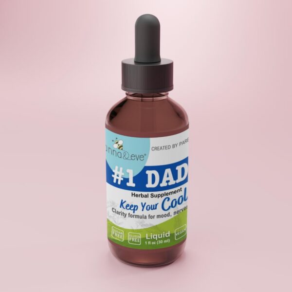 Frasco Anna & Eve #1 Dad soporte herbal para ánimo y tensión
