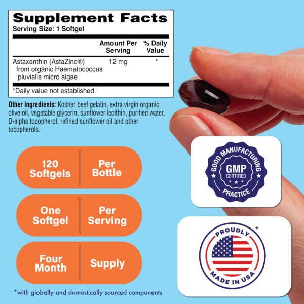 Frasco astaxantina capsulas blandas