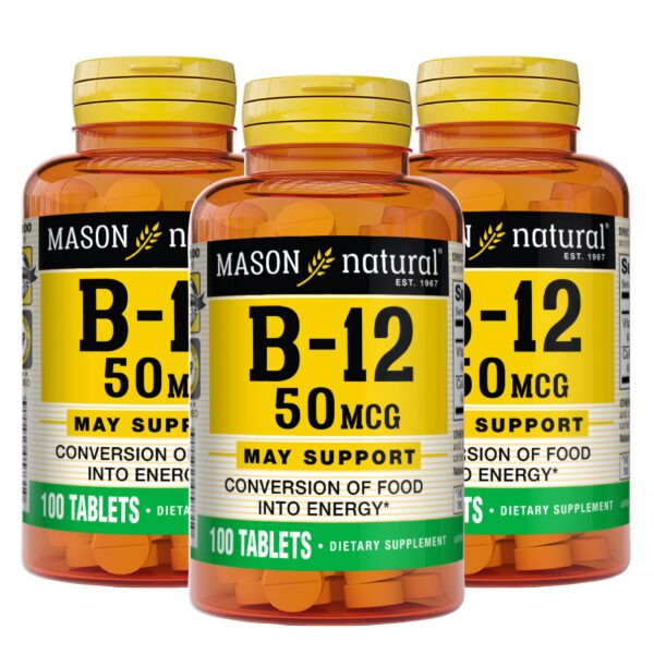 Frasco Mason Natural B12 con calcio