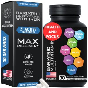 Frasco bariátrico con hierro