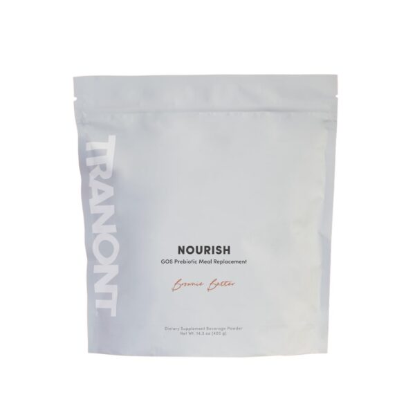 Frasco batido Tranont Nourish sabor Brownie Batter 14.3 oz