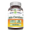 Frasco suplemento Beta-Caroteno Amazing Formulas 180 softgels