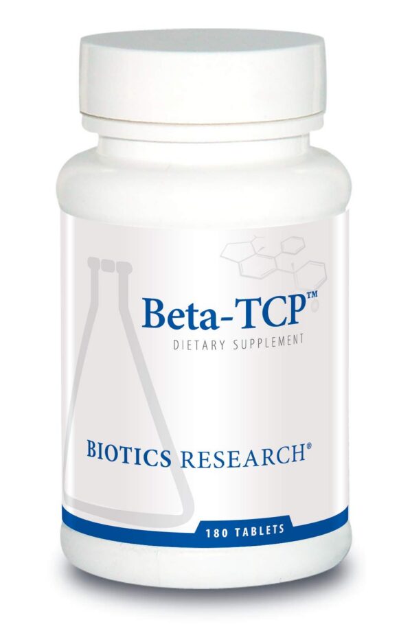 Frasco Beta TCP Biotics Research 180 tabletas
