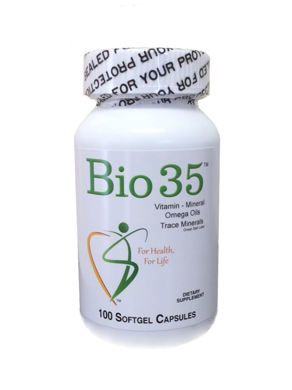 Frasco de Bio-35 Pro-Biotiks con 100 cápsulas