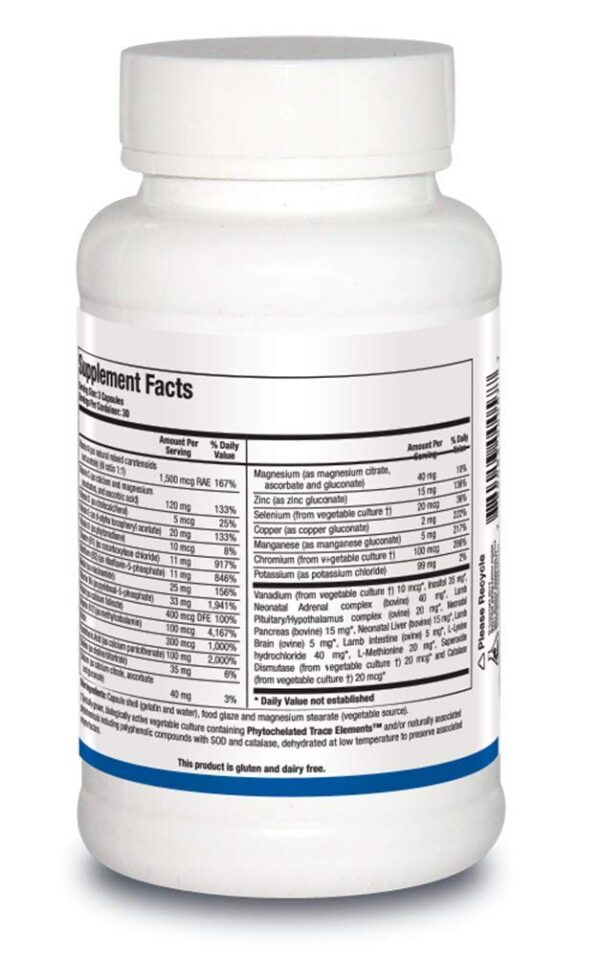 Version 1.0.0 Frasco de Bio Glycozyme Forte Multivitamin de Biotics Research