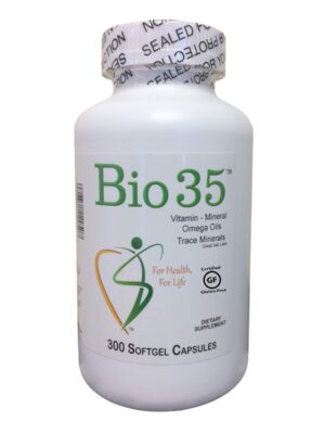 Version 1.0.0 Frasco de Bio35 suplemento nutricional sin gluten 300 cápsulas