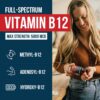 Frasco BioActive vitamina b12 alta potencia 60 dosis