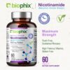 Frasco de biophix Nicotinamida 1000mg