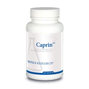 Frasco Biotics Research Caprin ácido caprílico 1200 mg 100 cápsulas