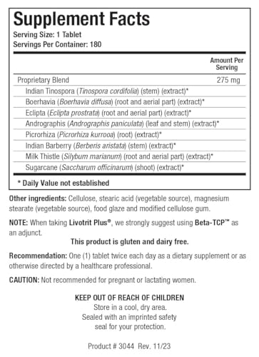 Version 1.0.0 Frasco de Biotics Research Livotrit Plus