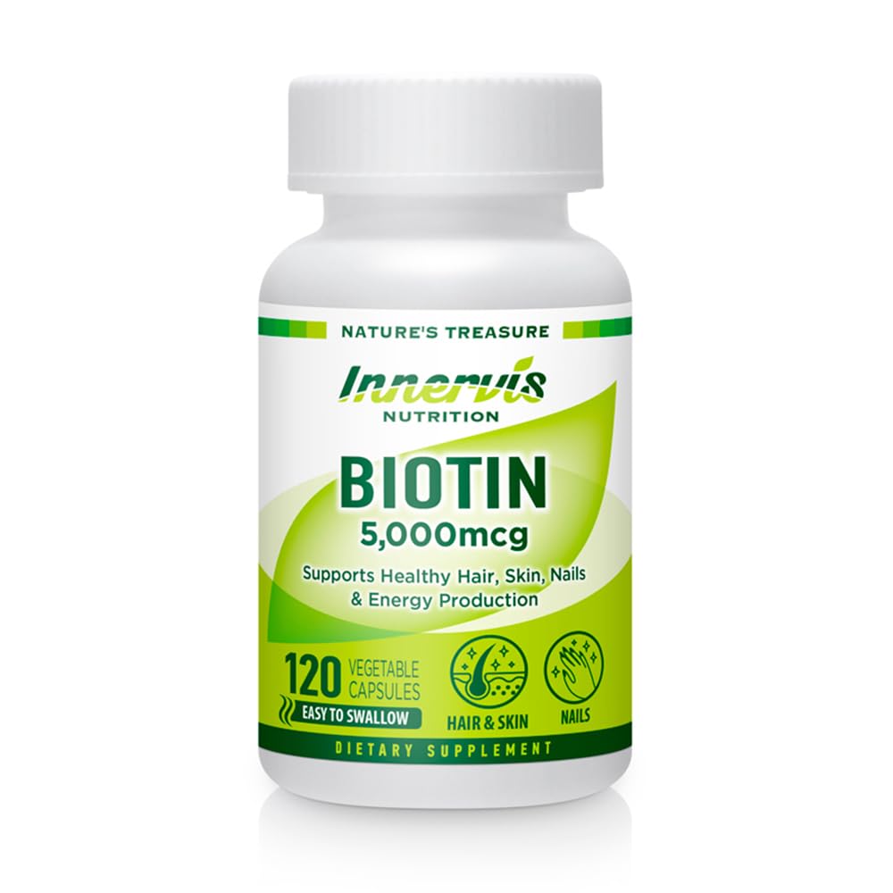 INNERVISNUTRITION Biotin, 5000 mcg
