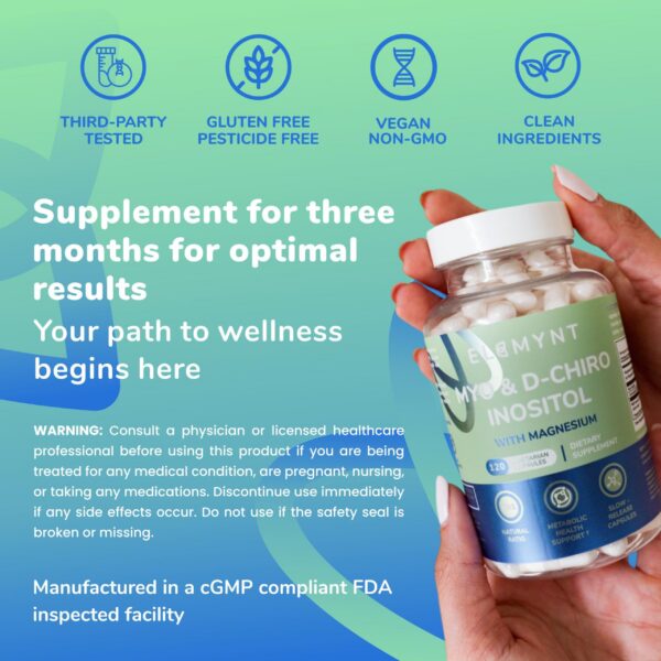 Frasco blanco de ELEMYNT Inositol