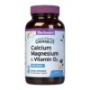 Frasco Bluebonnet Calcio Magnesio con Vitamina D3 90 tabletas