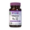 Frasco BlueBonnet cápsulas vitamina B6 100 mg vegetales