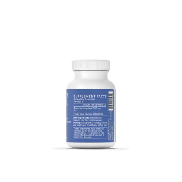 Version 1.0.0 Frasco de BodyBio TUDCA con 60 cápsulas para detox