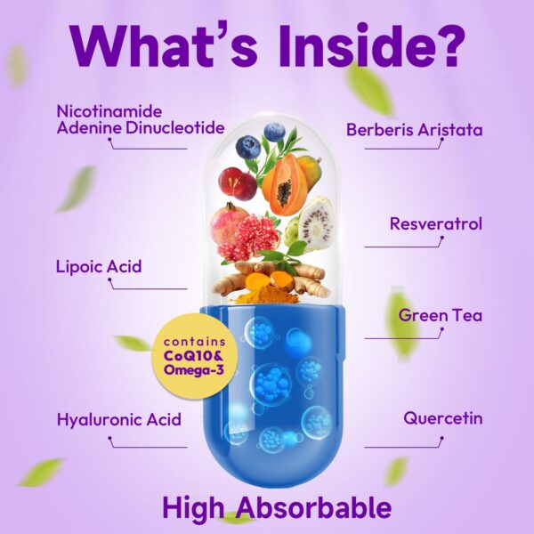 Frasco con etiqueta y cápsulas visibles