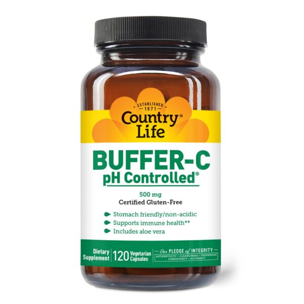 Cápsulas veganas de Buffer-C 500 mg